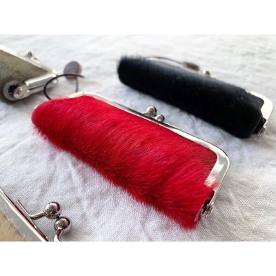 画像6: non-fragile　本革両面ハラコ印鑑ケース(クリックポスト可)