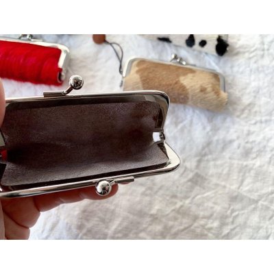 画像8: non-fragile　本革両面ハラコ印鑑ケース(クリックポスト可)