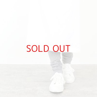 画像1: harmonie -Organic Cotton- フライス無地 ハイウエスト12分丈レギンス 【クリックポスト発送可能】