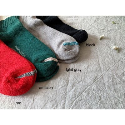 画像5: NISHIGUCHI KUTSUSHITA シルクコットン天竺ソックス S(23~25cm) 【2足までクリックポスト可】