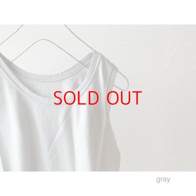 画像5: grin ベーシック天竺 ２WAYノースリーブ【2枚までクリックポスト可】