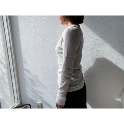 画像4: nouvelles du paradis コットンテレコ クルーネック【クリックポスト発送可】