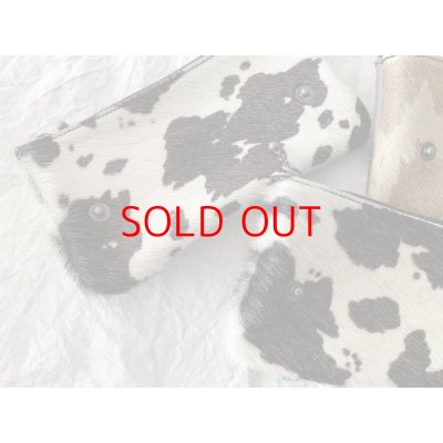 画像6: *予約* non-fragile　本革ハンバーガーポシェット用ハラコポーチ (クリックポスト可)