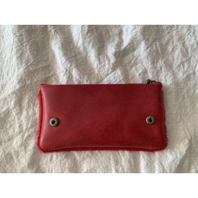 画像11: non-fragile　本革ハンバーガーポシェット用ハラコポーチ 【オーダー作品】(クリックポスト可)