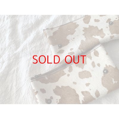 画像8: *予約* non-fragile　本革ハンバーガーポシェット用ハラコポーチ (クリックポスト可)