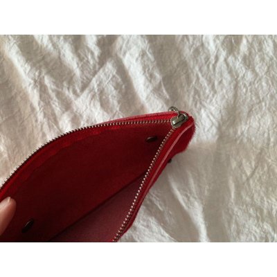 画像12: non-fragile　本革ハンバーガーポシェット用ハラコポーチ 【オーダー作品】(クリックポスト可)