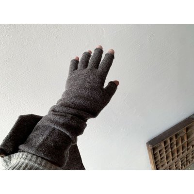 画像6: 【再入荷】NISHIGUCHI KUTSUSHITA メリノウール100%アームウォーマー 【3双までクリックポスト可】