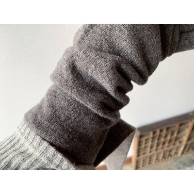 画像8: 【再入荷】NISHIGUCHI KUTSUSHITA メリノウール100%アームウォーマー 【3双までクリックポスト可】