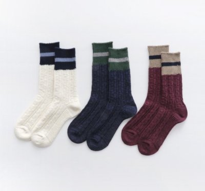 画像5: MEN'Sカレッジソックス【1足までクリックポスト(185円) 可】