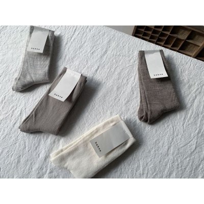 画像11: hakne シルクコットンダブルフェイスソックス 【1足までクリックポスト可】