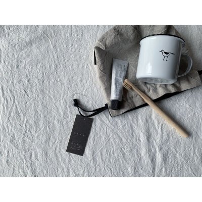 画像5: Luminaes 手染めリネン リバーシブル巾着 【クリックポスト発送可】