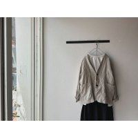 [sale30%off] RINEN women 40/1リネン平織 ノーカラージャケット