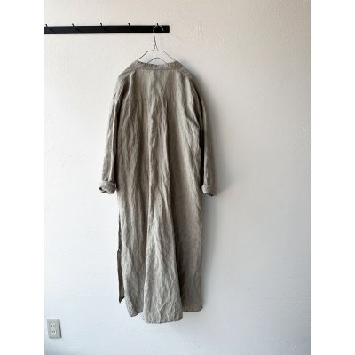 画像12: Luminaes リネン先染めオーバーダイストライプ シャツOP