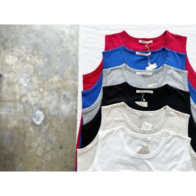 画像4: harmonie-Organic Cotton-  天竺 裾ラウンド ロングタンク 【クリックポスト発送可】