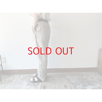 画像8: Luminaes リネン先染オーバーダイストライプ イージーパンツ