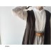 画像4: Luminaes heavy-linen frax dyed gilet