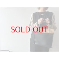TIDEWAY ARAROG×LEATHER SQUARE TOTE