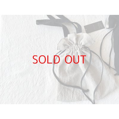 画像6: Luminaes D.D.W.Linen reversible draestring bag