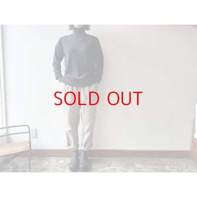 画像1: Luminaes リネン先染オーバーダイストライプ イージーパンツ