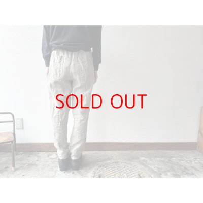 画像4: Luminaes リネン先染オーバーダイストライプ イージーパンツ