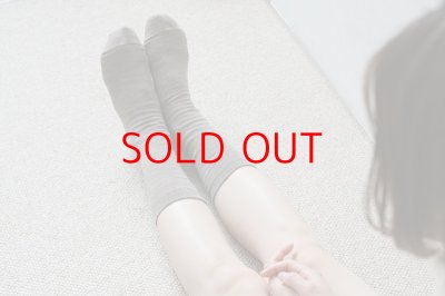 画像4: hakne シルクウールダブルフェイスソックス 【3足までクリックポスト可】