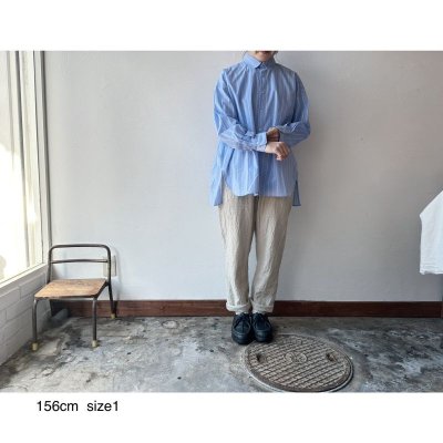 画像3: Luminaes ラミーリネン バイカラーPT