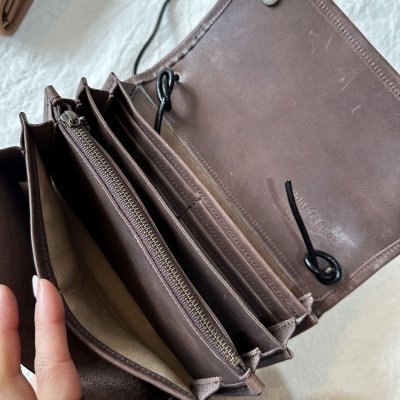 画像15: non-fragile　本革ハラコお財布ポシェット　