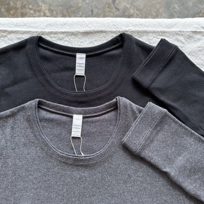 画像8: harmonie オーガニックコットン 二重ネックT【クリックポスト発送可(1枚)】