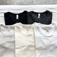 【再入荷】harmonie オーガニックコットン 二重ネックT【クリックポスト発送可（１枚）】