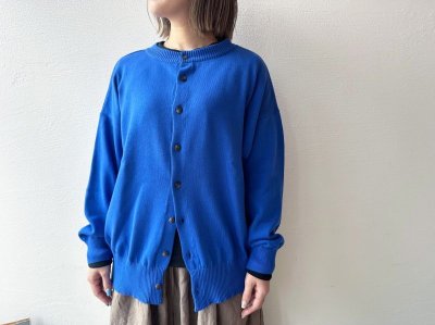 画像11: NARU 綿コーマ14G天竺 2wayニットカーディガン【レターパックプラス（600円）発送可能】