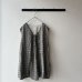画像11: *sale 50%off* prit 40/1 リネントラッドチェック ロングジレ