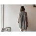 画像4: *sale 50%off* prit 40/1 リネントラッドチェック ロングジレ