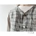 画像2: *sale 50%off* prit 40/1 リネントラッドチェック ロングジレ (2)