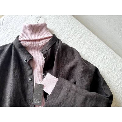 画像8: NARU 綿コーマ ランダムリブ タートルネック【1枚までクリックポスト可】