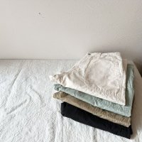 NATURALLAUNDRY コットンリネンカルゼ キャロットPT