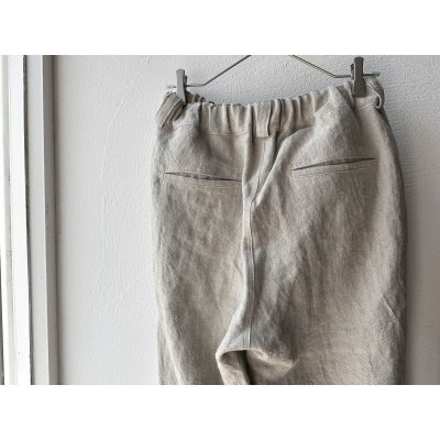 画像6: Luminaes heavy-linen frax dyed ブーツカットPT