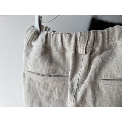 画像7: Luminaes heavy-linen frax dyed ブーツカットPT