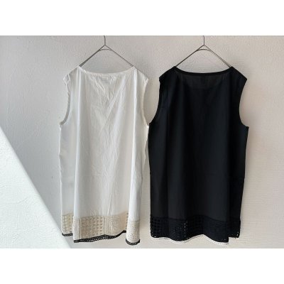 画像11: nouvelles du paradis クロシェレース×ローン タンクトップ　【クリックポスト（185円）発送可能】