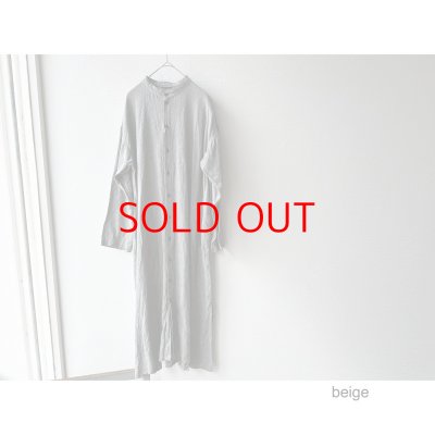 画像11: Luminaes ストライプリネン シャツOP