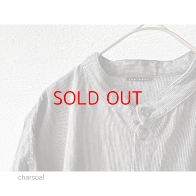 画像13: Luminaes ストライプリネン シャツOP