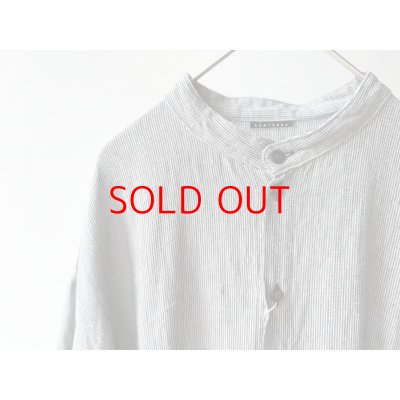 画像12: Luminaes ストライプリネン シャツOP