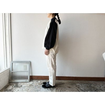 画像2: NATURALLAUNDRY コットンリネンカルゼ キャロットPT