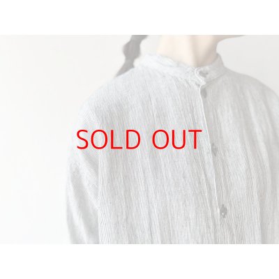 画像5: Luminaes ストライプリネン シャツOP