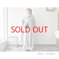 Luminaes ストライプリネン シャツOP