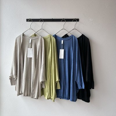 画像8: prit 40/1ベルギーリネン天竺 ボレロ【クリックポスト（185円）発送可能】