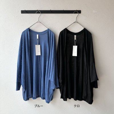 画像10: prit 40/1ベルギーリネン天竺 ボレロ【クリックポスト（185円）発送可能】