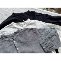 *sale* seasew. コットンリネン ギャザーブラウス