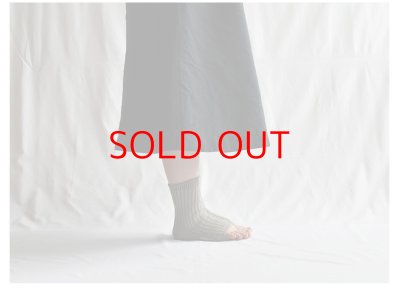 画像3: NISHIGUCHI KUTSUSHITA リネンリブサンダルソックス F 【３足までクリックポスト可】