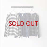*sale30%off* prit リサイクルムラ糸天竺 ボーダークルーネック【クリックポスト可】