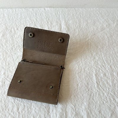 画像6: non-fragile Japan leather 三つ折り財布